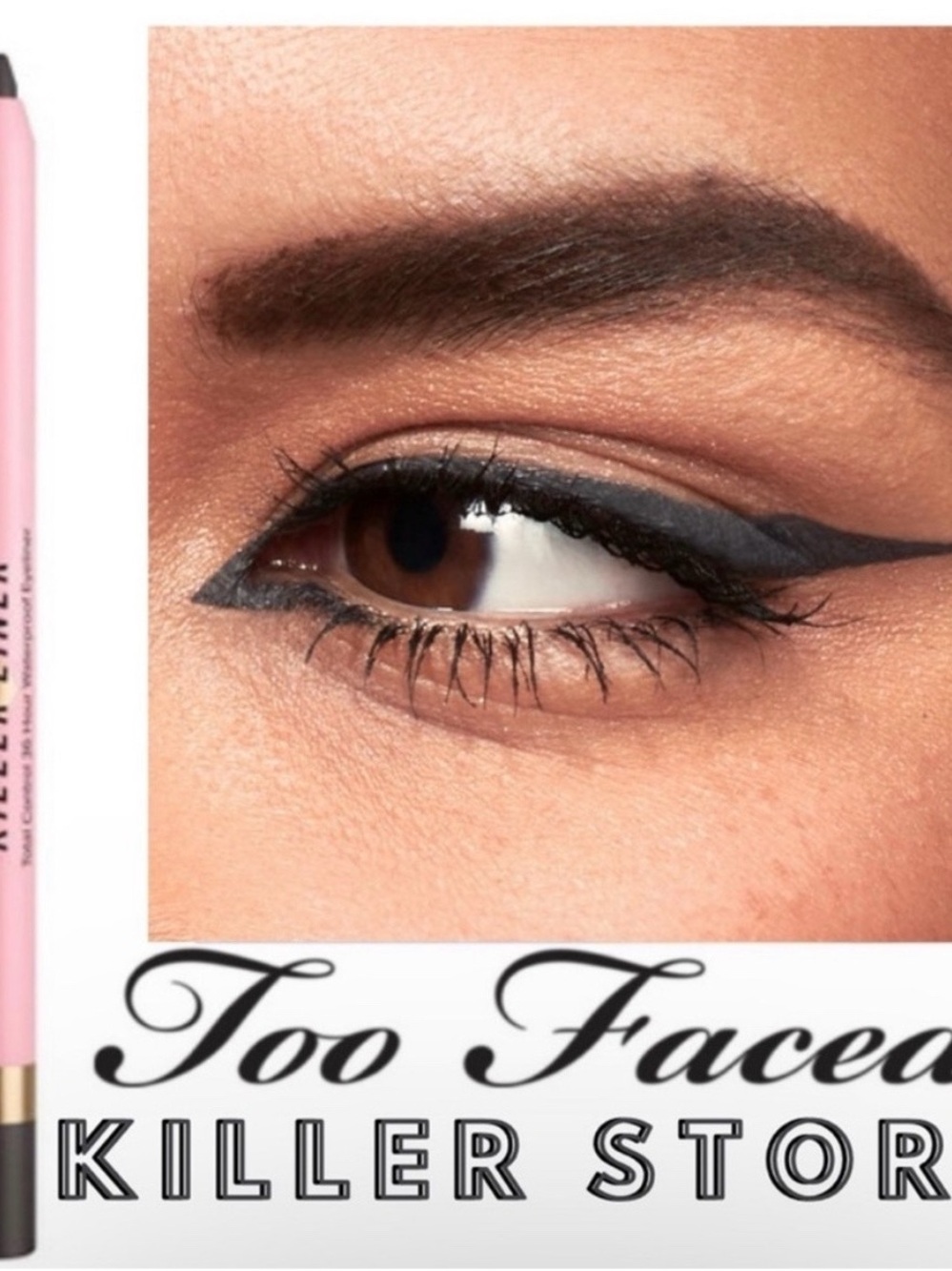 Too Faced 36-Hour Killer Liner Waterproof Gel Eyeliner - Killer Storm NIB $26